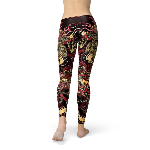 Womens Dragon Leggings